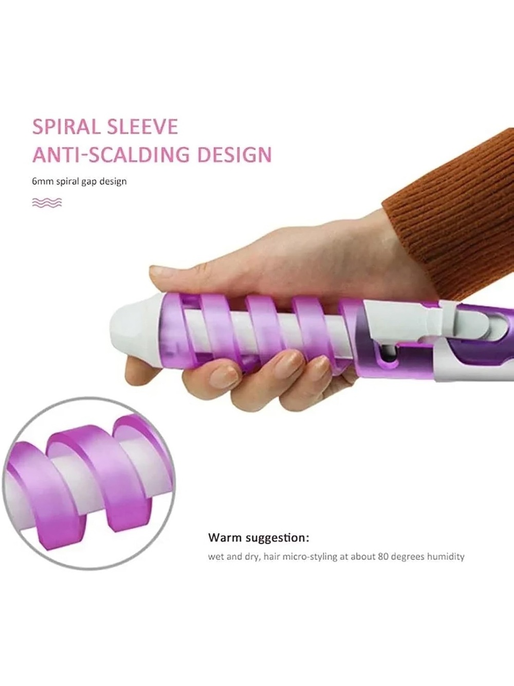 Spiral Professional Hair Curler (Model QM3882) NIB - Picture 7 of 7